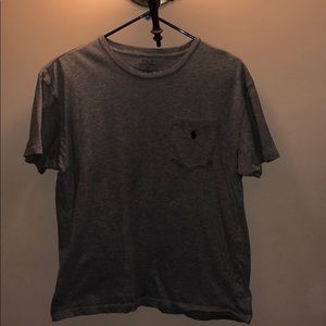 Gray Short Sleeve Shirt w/ pocket